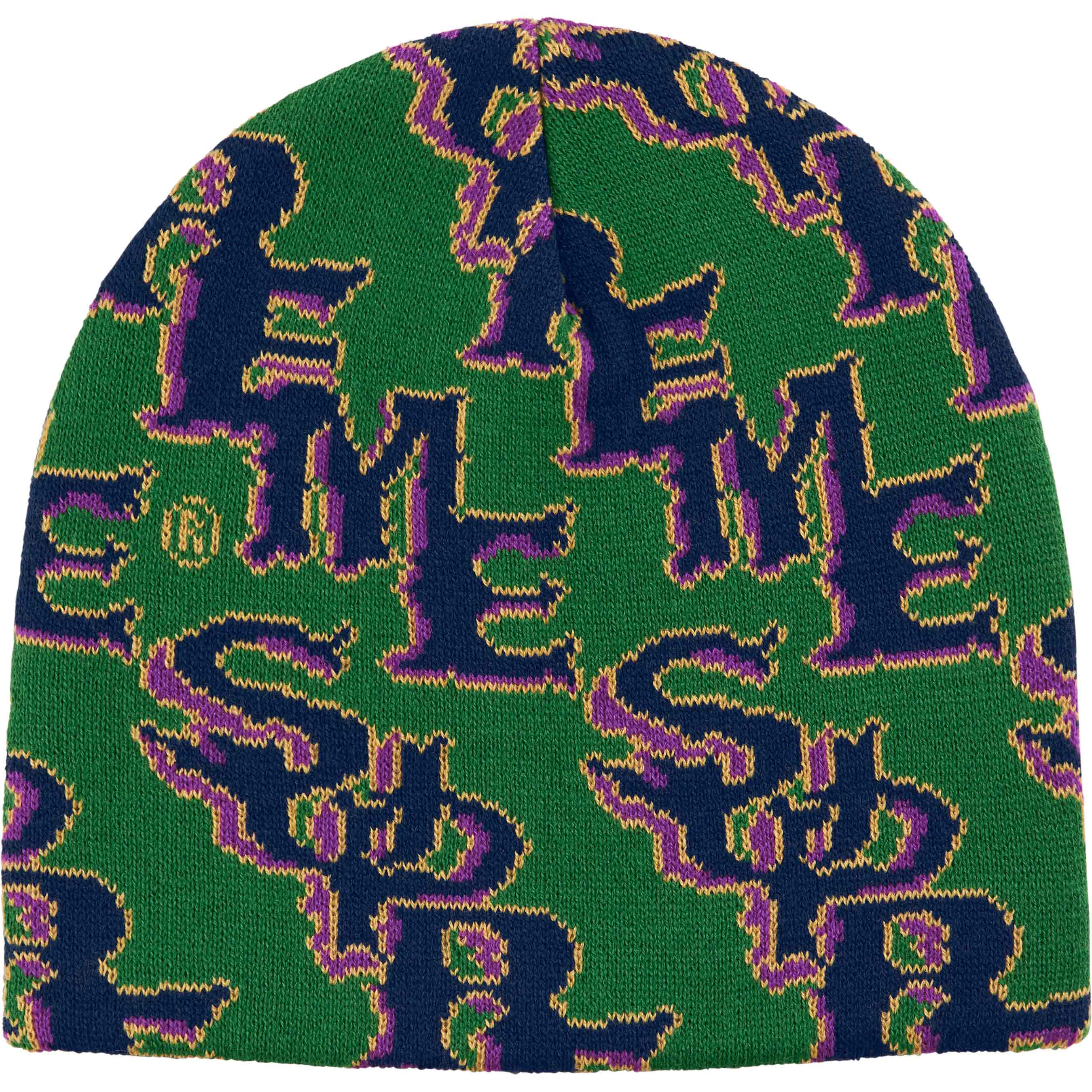 Slanted Gothic Outline Beanie view 3